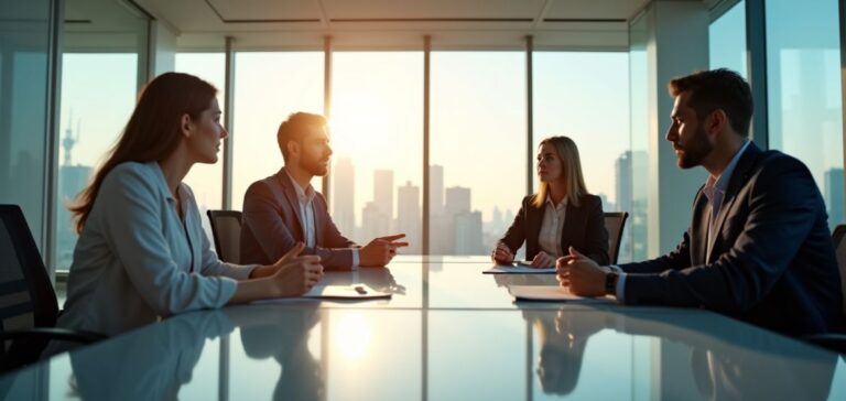 A business person signing an agreement for a Cash Line Facility with a financial advisor