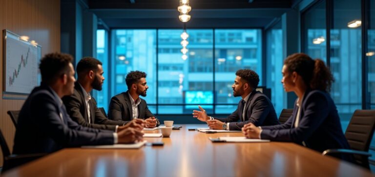 A modern cityscape showcasing commercial buildings, symbolizing Private Real Estate investment opportunities.