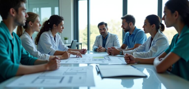 Propshare: Business finance partnership illustration with diverse team