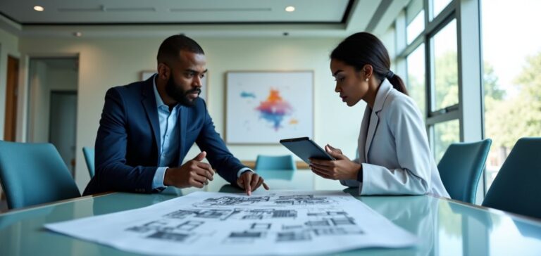 Types Of Funding For Construction Projects: Diverse funding options illustrated with building and financial symbols.